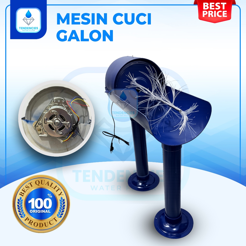 Mesin Cuci Galon Otomatis Elektrik Sikat Galon Air Minum Untuk Depot Isi Ulang Higienis