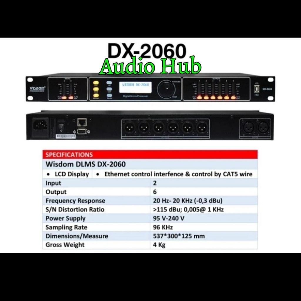 SPEAKER MANAGEMENT WISDOM DX2060 DLMS WISDOM DX 2060 ORIGINAL