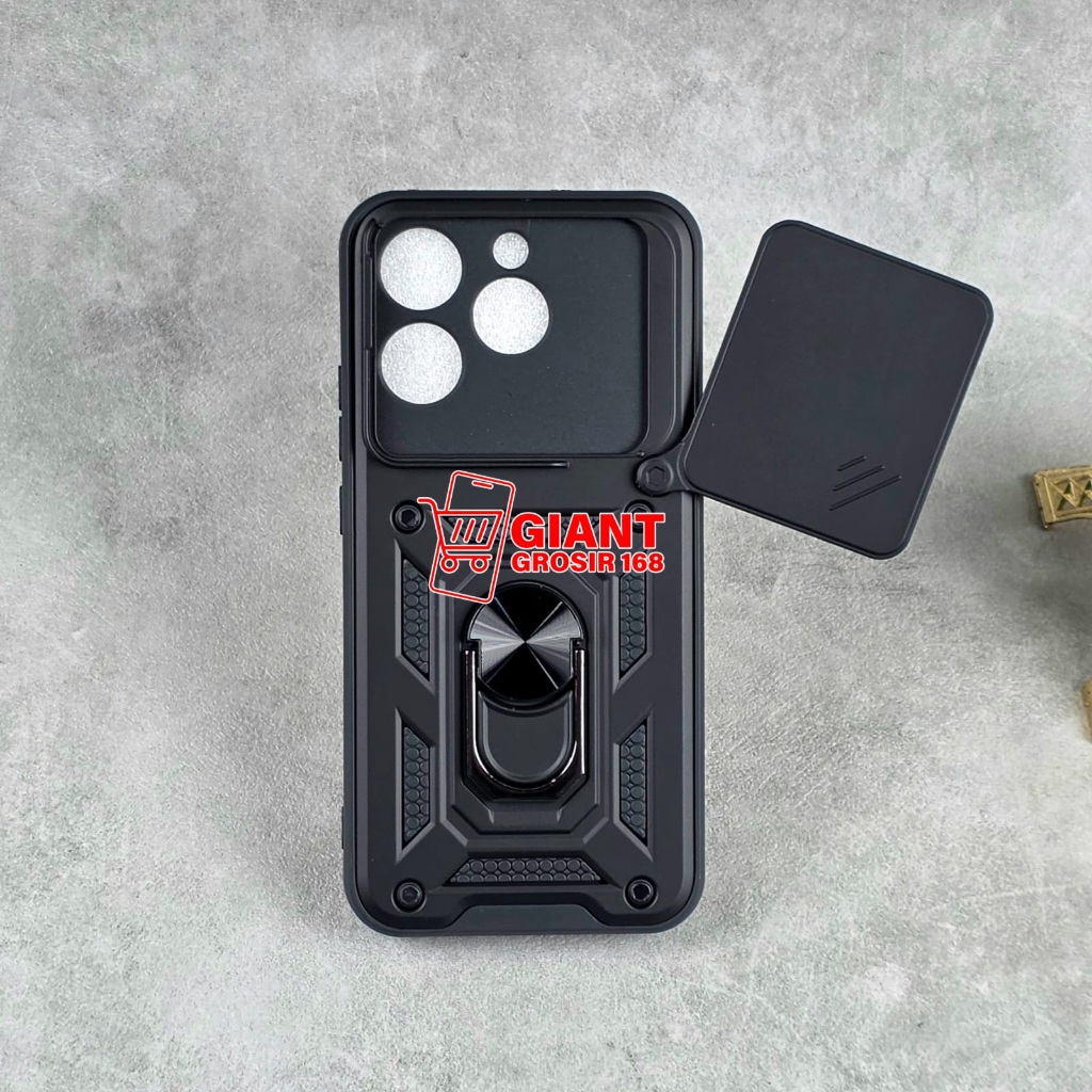 Realme 15T Realme 15 Realme 15 Pro Case Robot Black slide Protect Kamera Case Realme 15T Realme 15 R