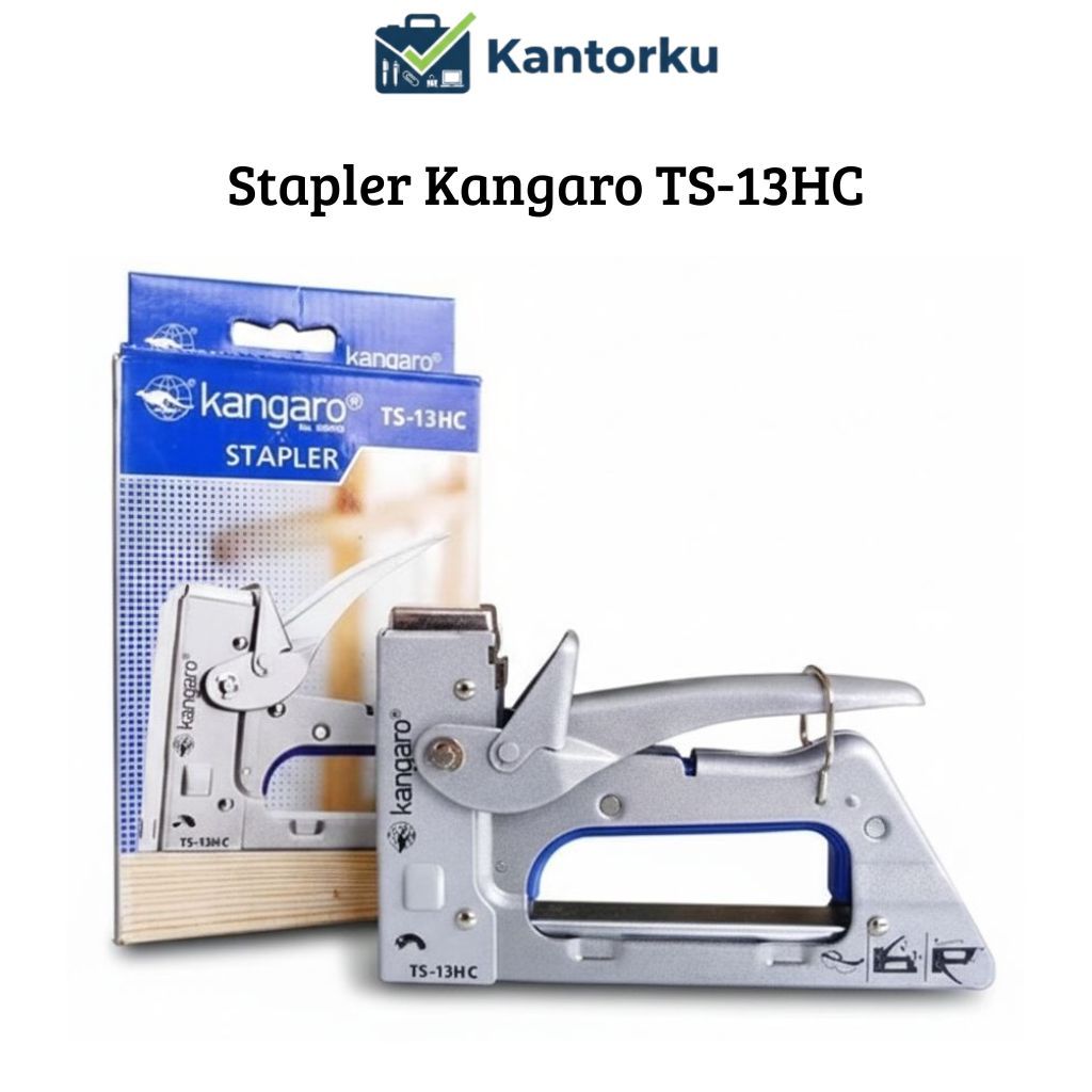 KANGARO STAPLER TS-13HC STAPLES KANGARO GUN TACKER KANGARO / staples tembak