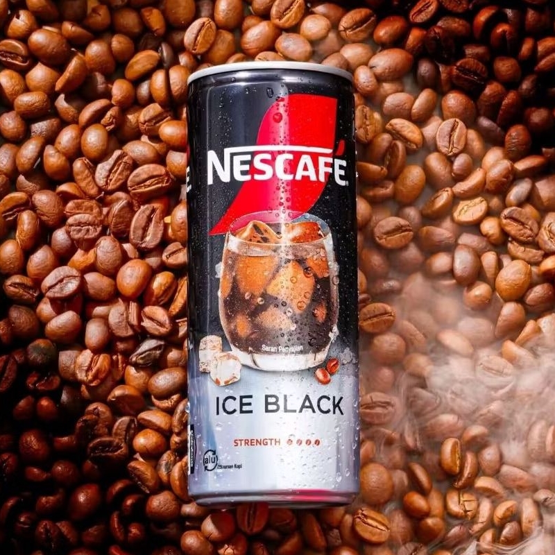 Nescafe Kaleng Ice Black 24 PCS - 220ml