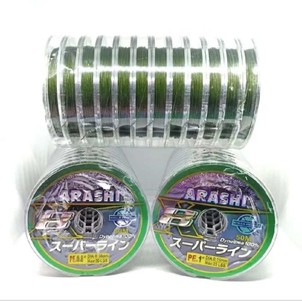 Senar Pe Arashi X8 50M