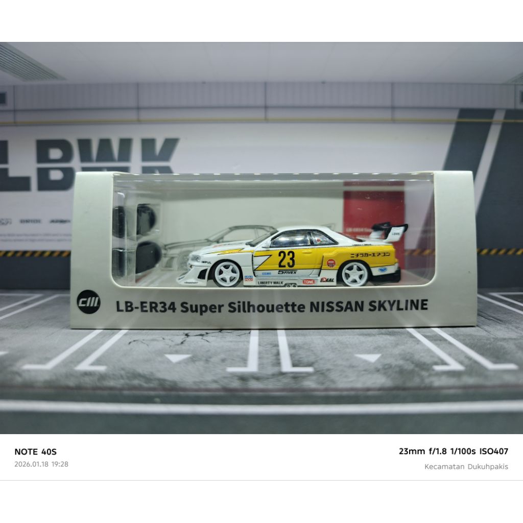 Cm Model ER34 LBWK super silhouette White