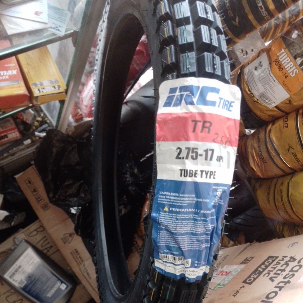 ban luar motor bebek sport irc 275-17 trail ring veleq 17