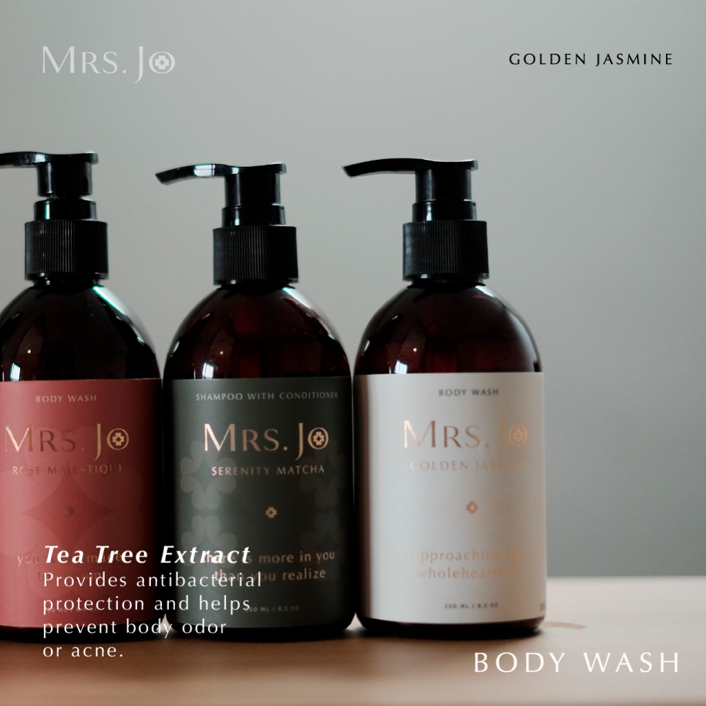 Mrs Jo Golden Jasmine Body Wash Aromatic Antibacterial Sabun Mandi Body Soap Bunga Melati