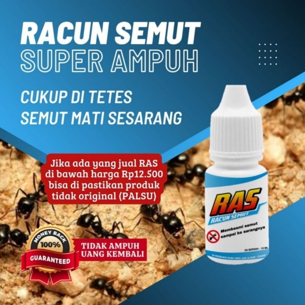 RACUN PEMBASMI SEMUT RAS SUPER AMPUH OBAT RACUN ANTI SEMUT PENGUSIR SEMUT MERAH SEMUT RANGRANG  PEMB
