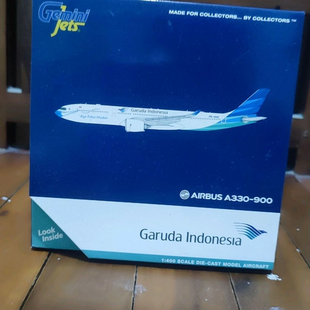 Diecast Garuda indonesia PK GHG mask skala 1:400