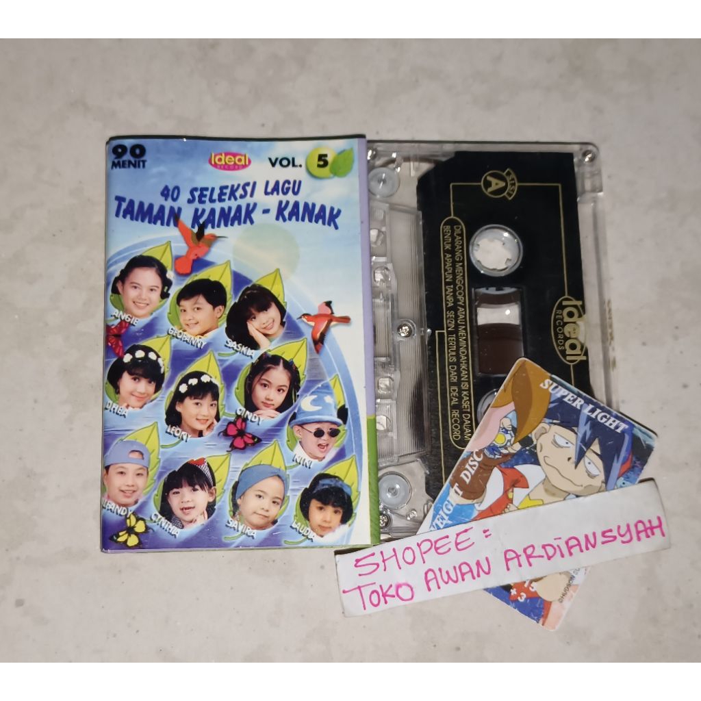 kaset pita 40 seleksi lagu taman kanak kanak trio kwek kwek dsb