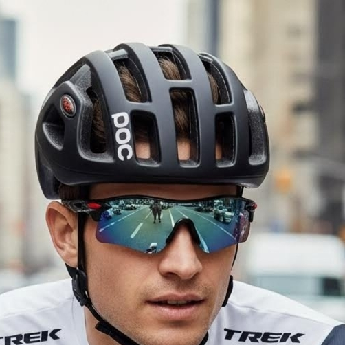 Helm Sepeda Roadbike POC Premium Ringan Adem