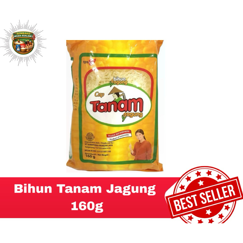 Bihun Jagung Cap Tanam Jagung 160 gr / Bihun Jagung