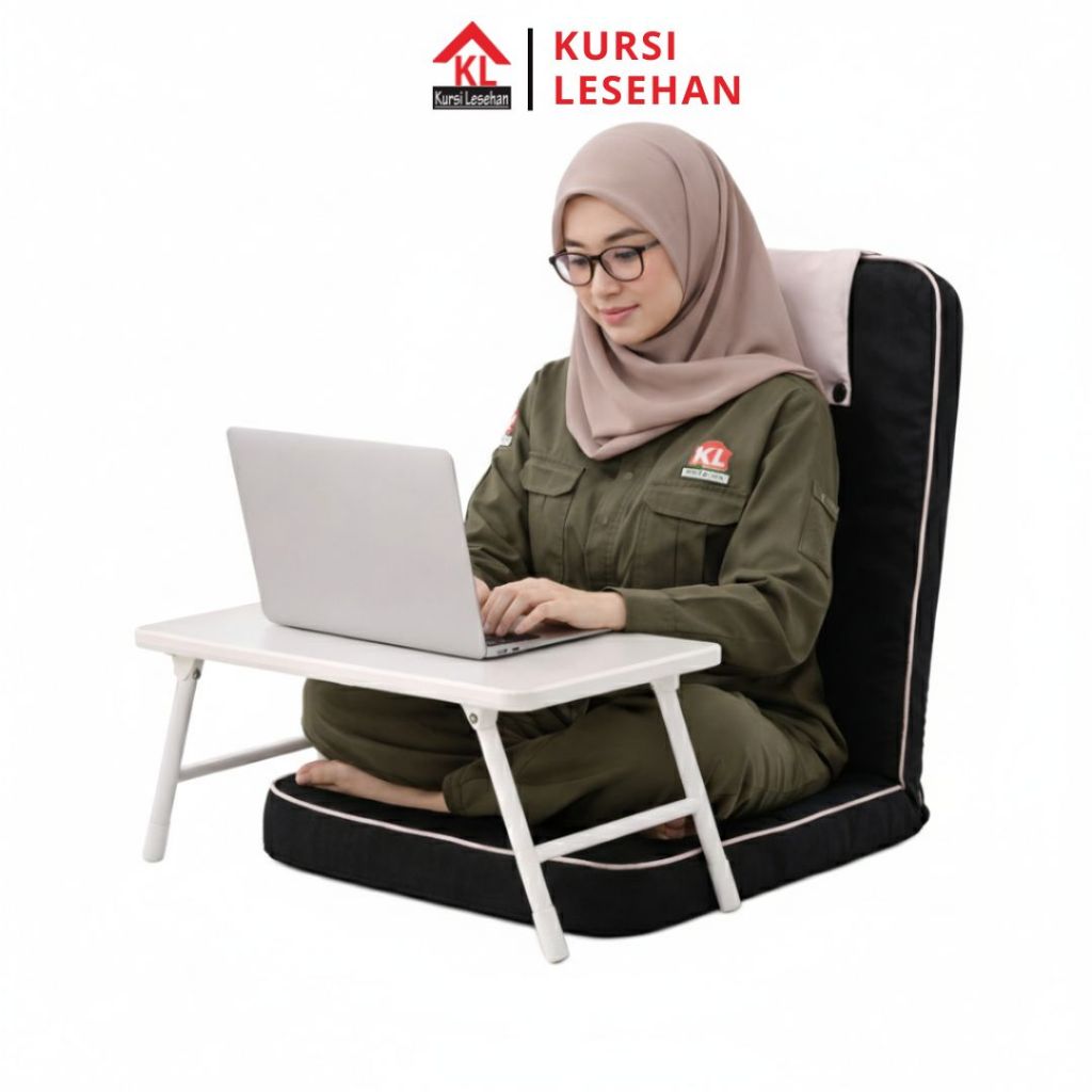 Kursi Lipat Lesehan Kursi Lantai Sandaran Bangku Duduk Pengajian Sholawatan Empuk