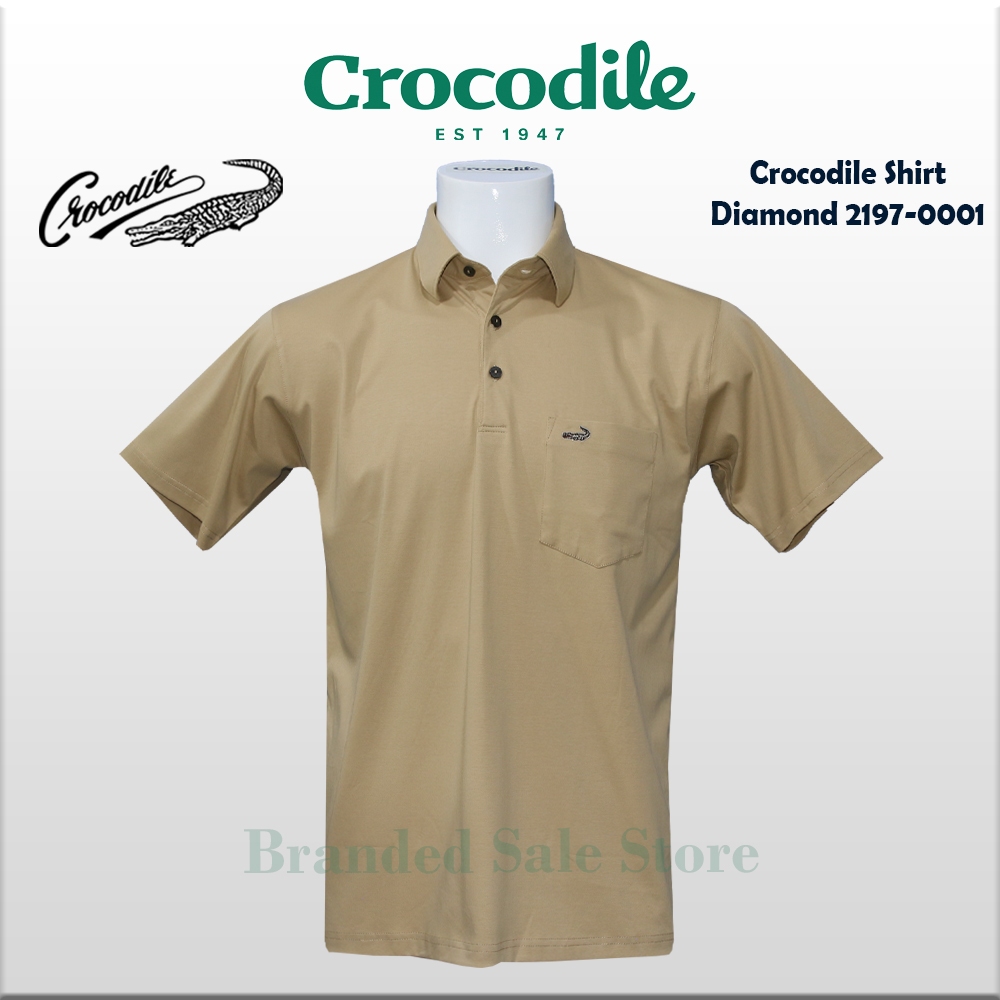 Polo Shirt Kaos Krah Kemeja CROCODILE Diamond, 2197-0001-51