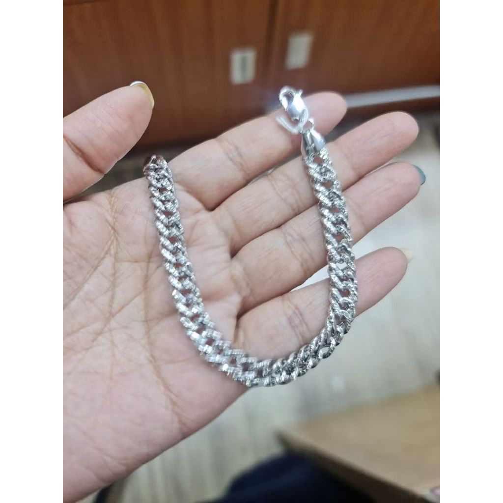 GELANG EMAS PRIA WANITA UNISEX SISIK NAGA HARLEY KELIHATAN BESAR LEBAR