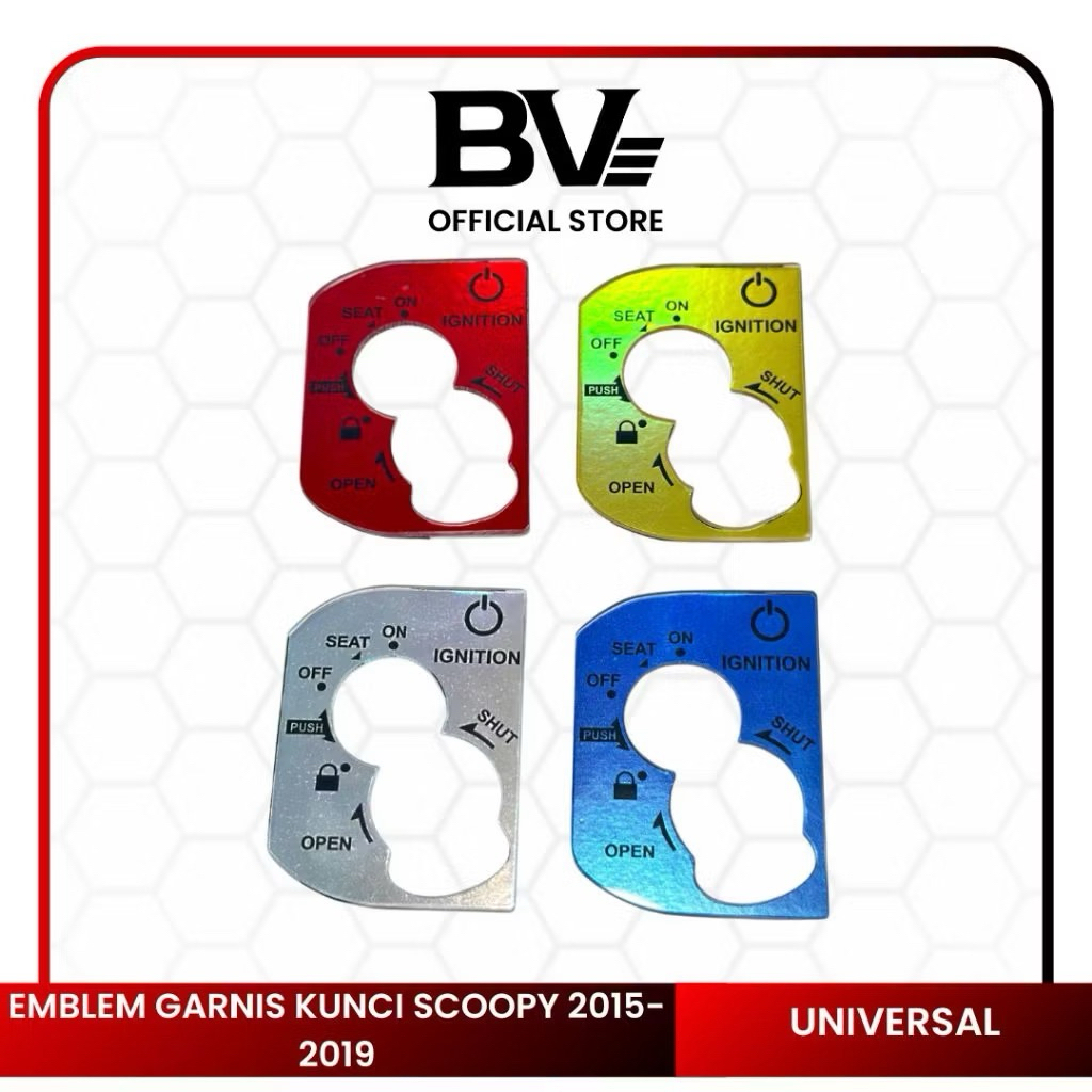 EMBLEM  KUNCI AKRILIK  / EMBLEM KONTAK SCOOPY TAHUN 2015-2019