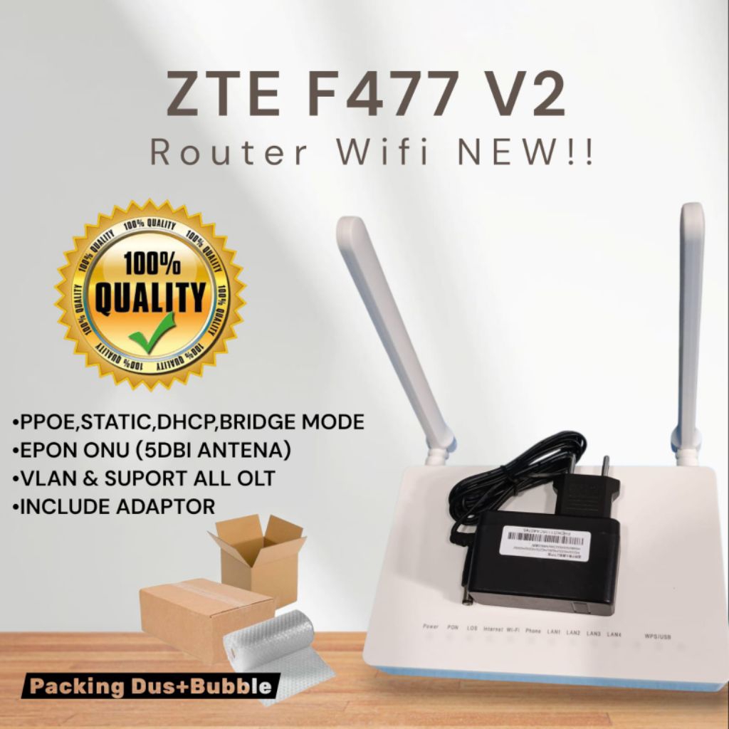 ONU ZTE F460 V6 EPON ZTE F477 V2