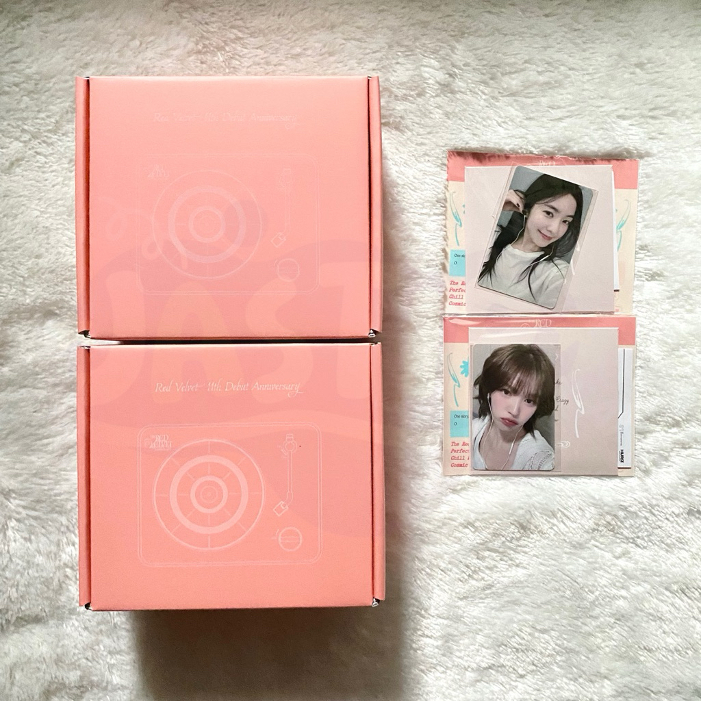 red velvet 11th debut anniversary md turntable bluetooth speaker set sealed