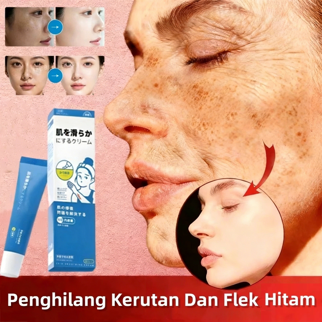 Gel Penghilang Kerutan Dan Flek Hitam Krim Anti-Kerutan Pelembab Pemutih Wajah Glowing Cepat Anti Ag