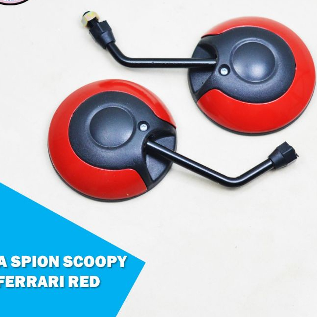 KACA SPION STANDAR SCOOPY TANGKAI PENDEK (14CM)