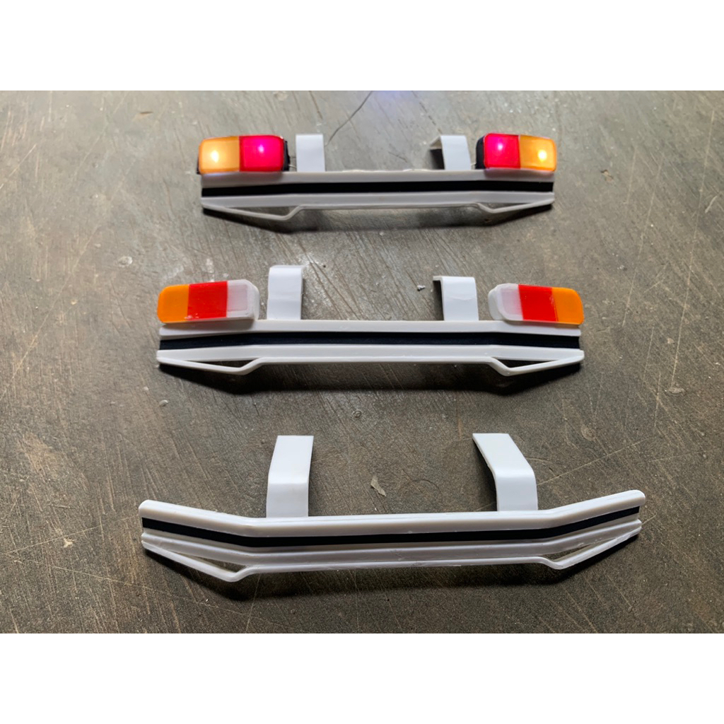 Bemper Stpolamp / Lampu Belakang Miniatur Menyala Dengan 3 Mode , Untuk Miniatur Truk,Pickup,L300,Tr