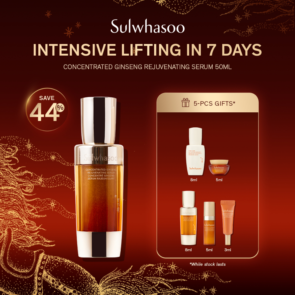 [Payday Special Set] Sulwhasoo Concentrated Ginseng Rejuvenating Serum -  Serum Anti-Aging, Essence 