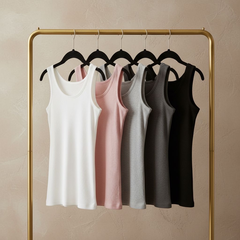 Paket Usaha - Tanktop 12pcs / Singlet Wanita - Harga Grosir