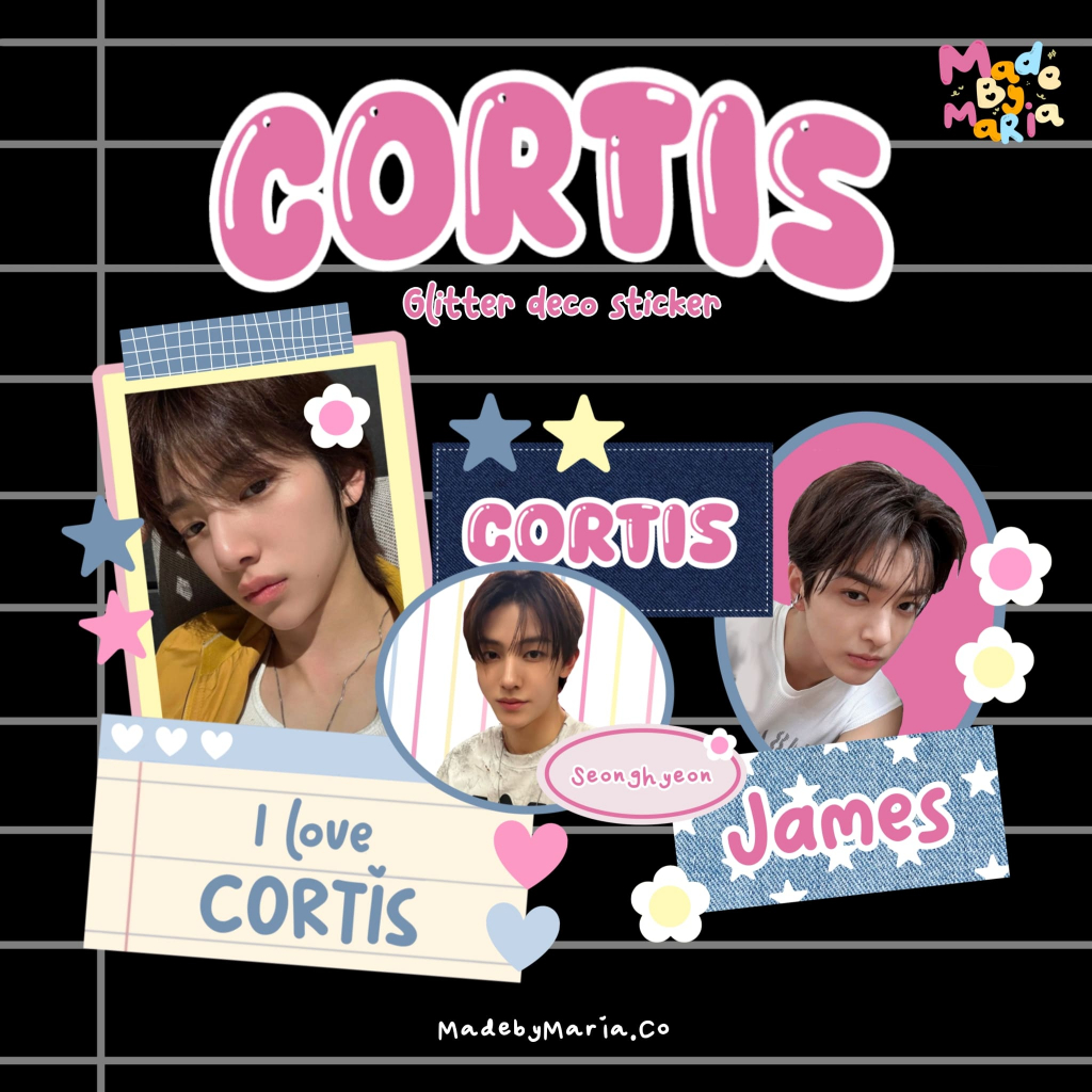 CORTIS - STICKER SET Kpop deco journal bujo aesthetic coer