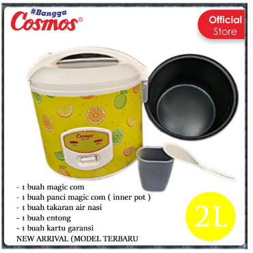 COSMOS CRJ-3237 RICE COOKER / MAGIC COM COSMOS CRJ 3237 / MAGIC COM 2 liter CRJ3237 terbaru