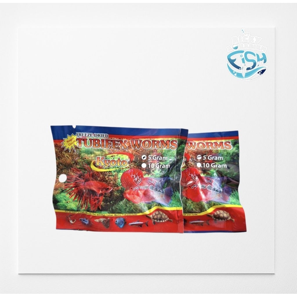 Tubifex Worms Cacing Kering.