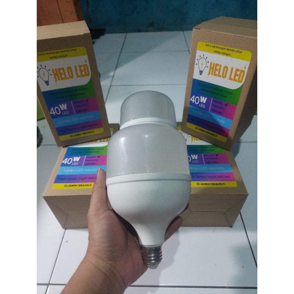 Mitsuki_Shop02 Lampu Led Philips 40Watt Rekondisi/Servisan Mesin Original Philips GaransiTerang