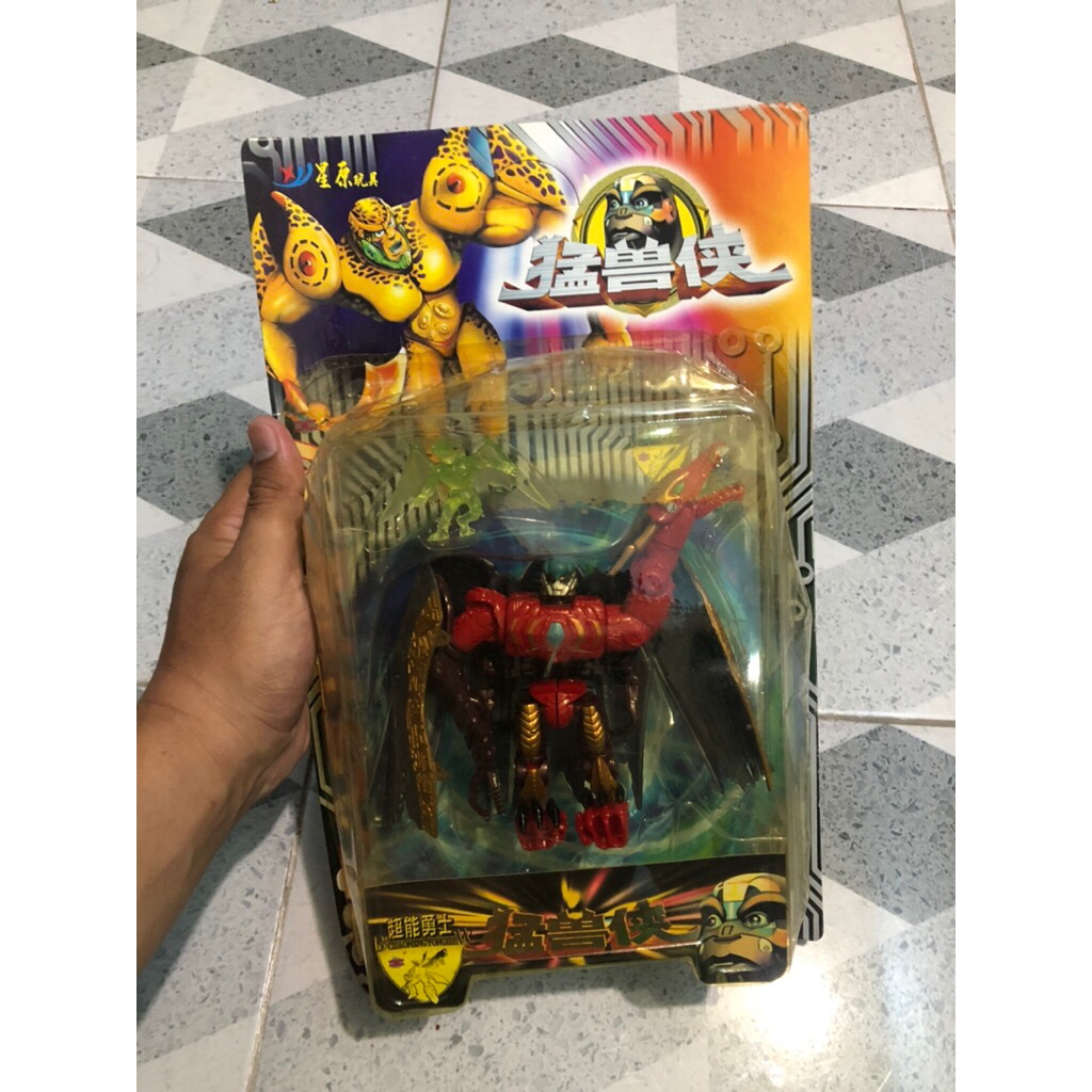 Mainan jadul transformers beast machines megatron dragon bootleg