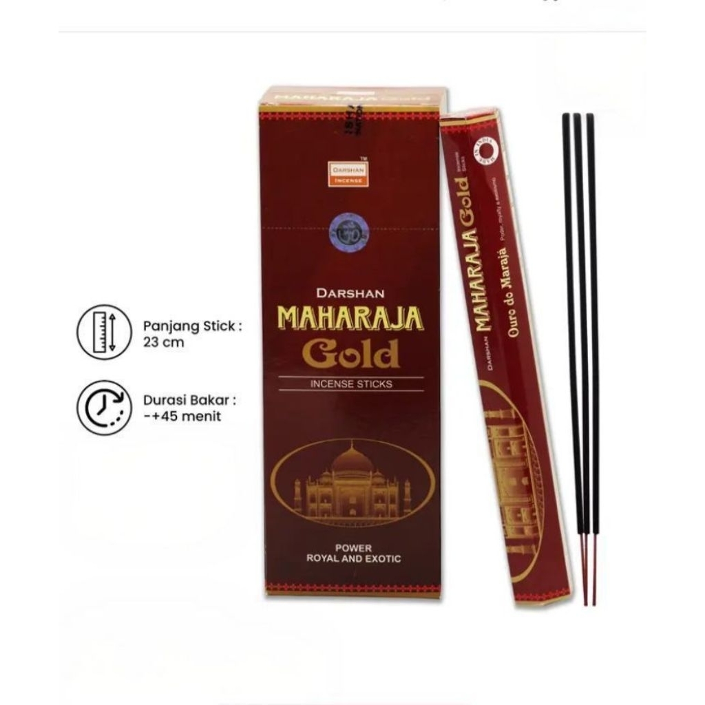 Dupa Wangi Darshan Maharaja Gold - Dupa India