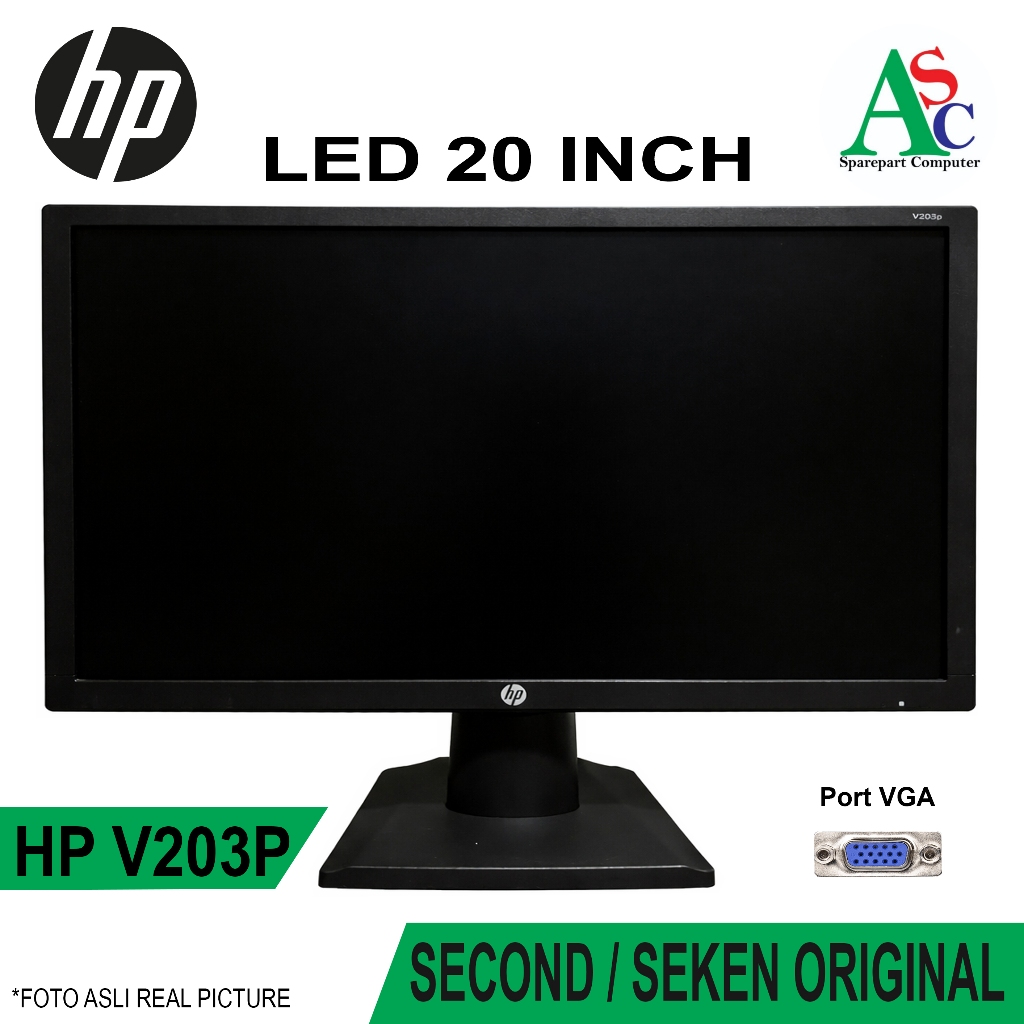 Monitor HP LED 20 inch Wide