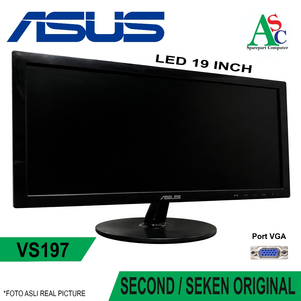 Monitor 19 inch Asus Monitor Komputer
