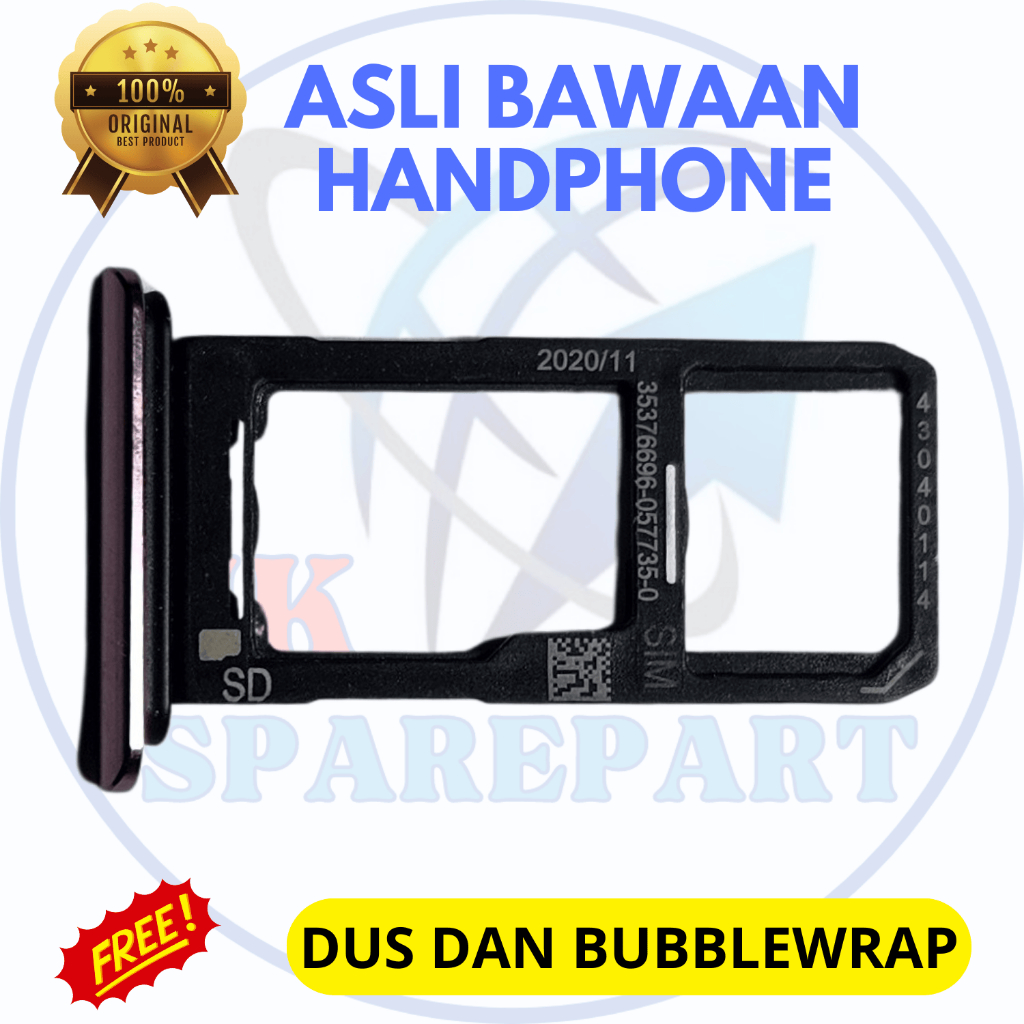 Simtray wadah kartu hp Sony Experia 5 II - asli original copotan cabutan bawaan
