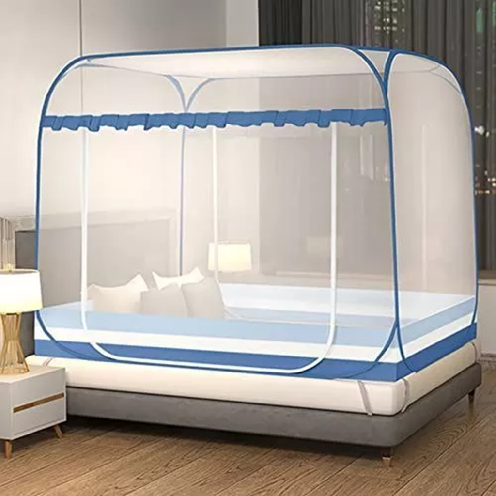 kelambu Lipat Kelambu Kamar Tidur Super Jumbo Kelambu Kotak Oval Tebal Dan Kuat
