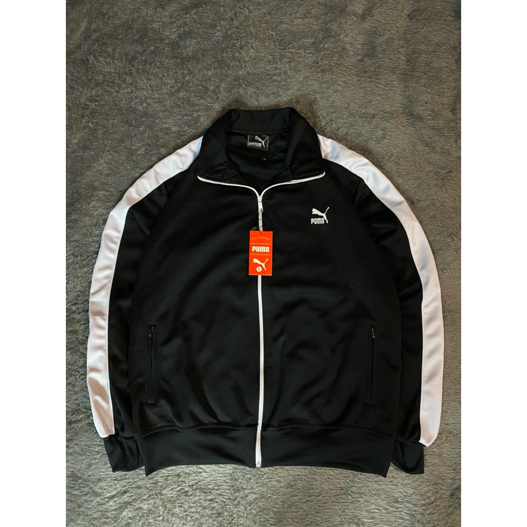 Jaket Tracktop PUMA Casual Pria Wanita Full Tag Dan Label