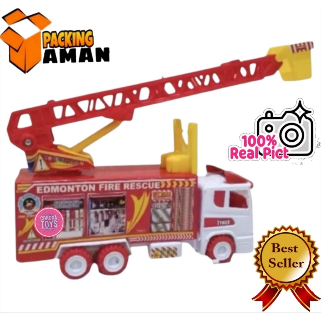 COD PROMO ST2032 MAINAN MURAH ANAK MOBIL PEMADAM / MAINAN MOBIL TANGGA PEMADAM  / MAINAN MOBIL BESAR