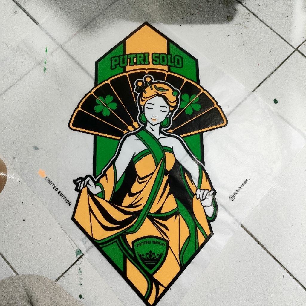 [PUTRI SOLO] KERTAS LAYANGAN SABLON 3 WARNA SUKHOI / LAYANGAN APUS SUKHOI LILITAN MURAH