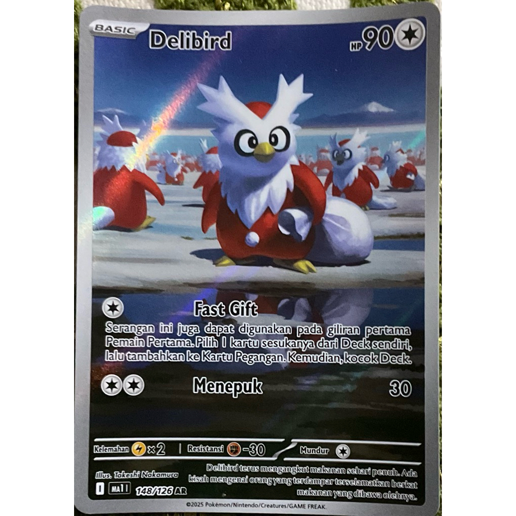 kartu pokemon delibird ar