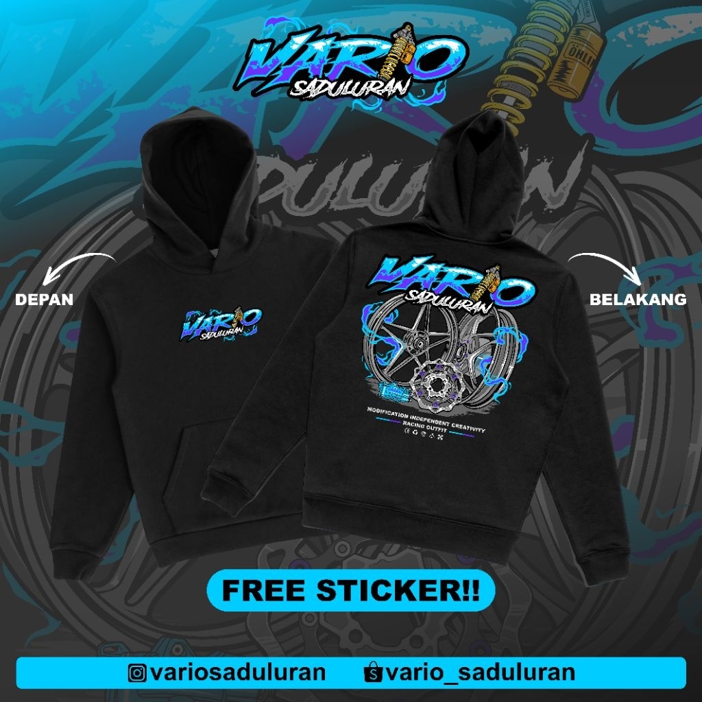 Hoodie vario saduluran