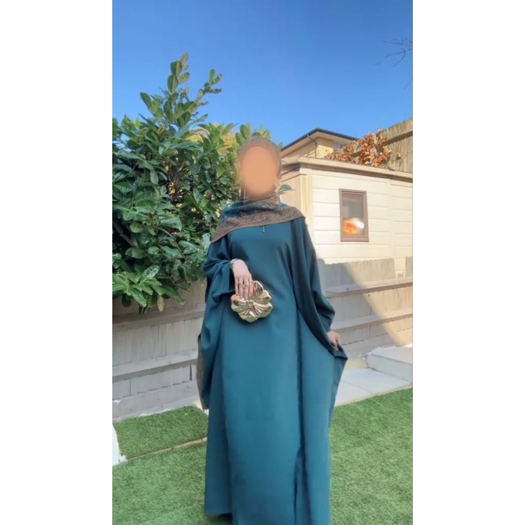 Kaftan lebaran butterfly abaya kaftan