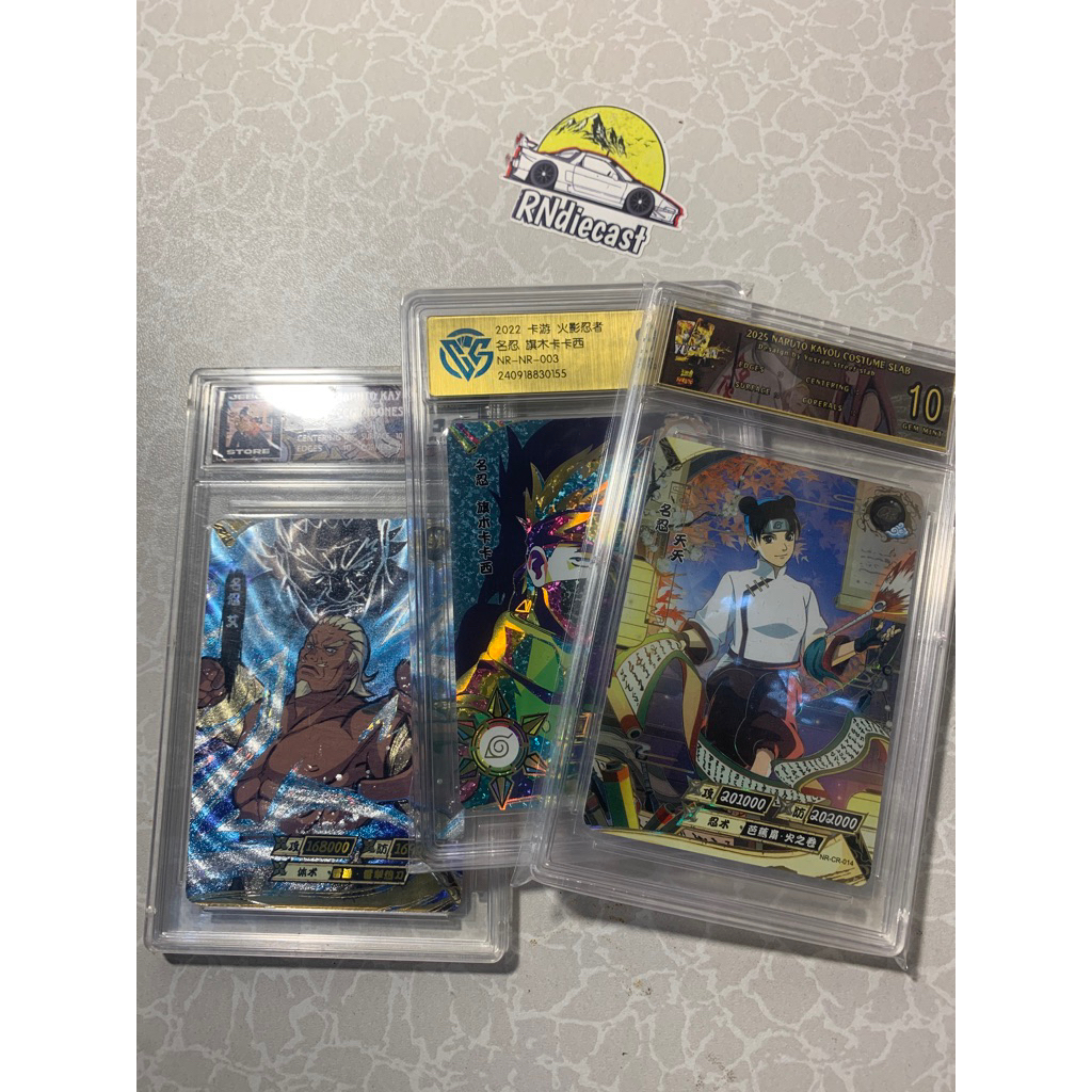 Kartu Naruto Kayou Original Slab (Grading) Super Hit Bebas Pilih