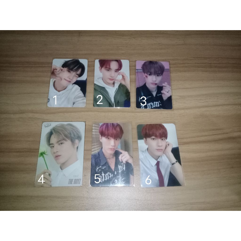 Photocard official PC The Boyz TBZ Eric Q Changmin Maverick era