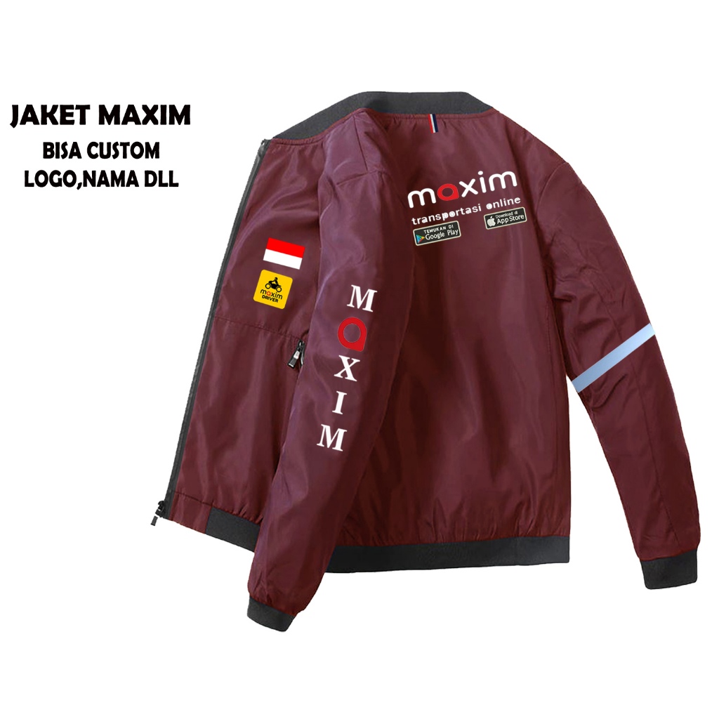 Jaket MAXIM Ojol | Jaket MAXIM Original | Jaket Driver MAXIM Transportasi Online