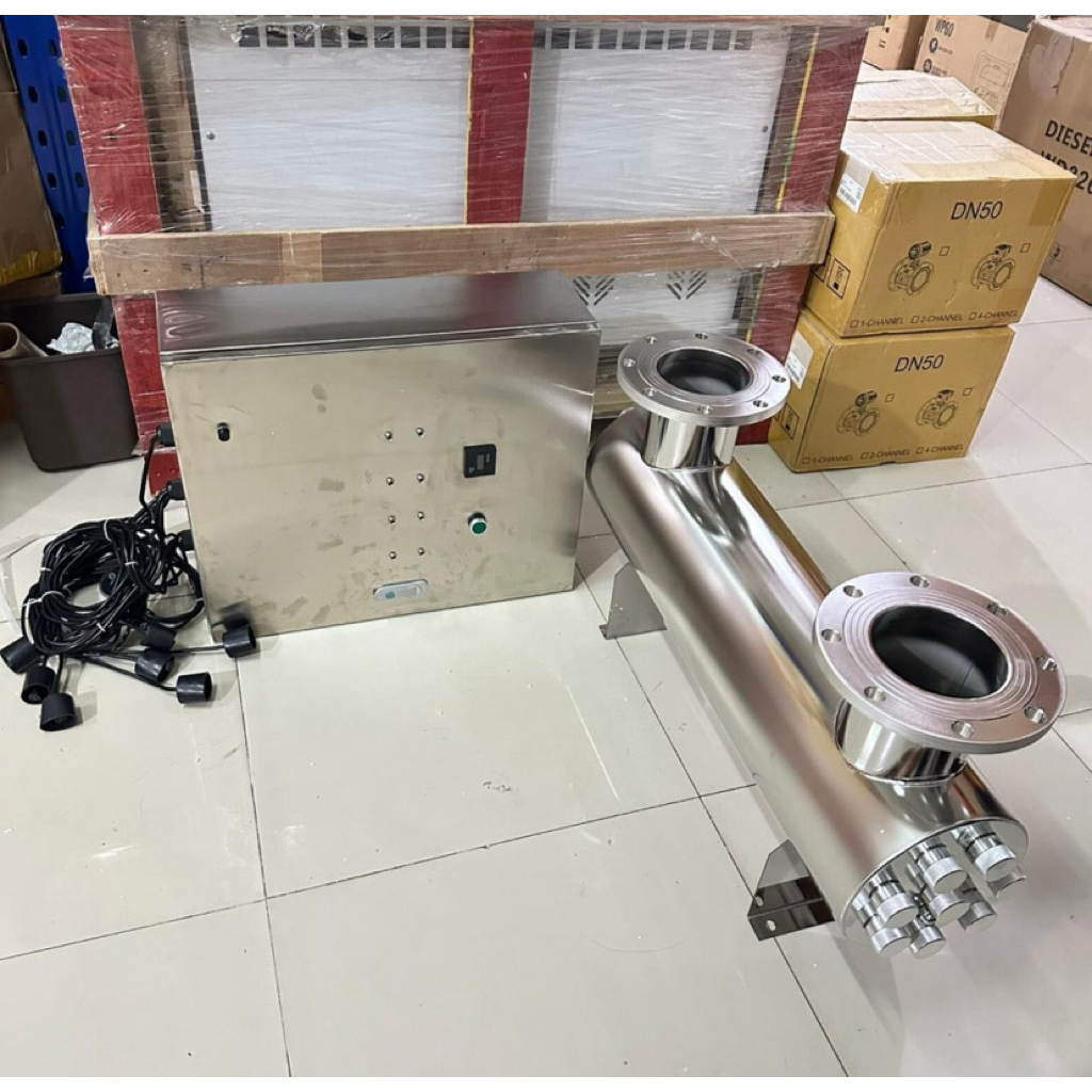 LAMPU UV 250GPM 50M3/H SS 6 lampu / ULTRAVIOLET UV 250 GPM