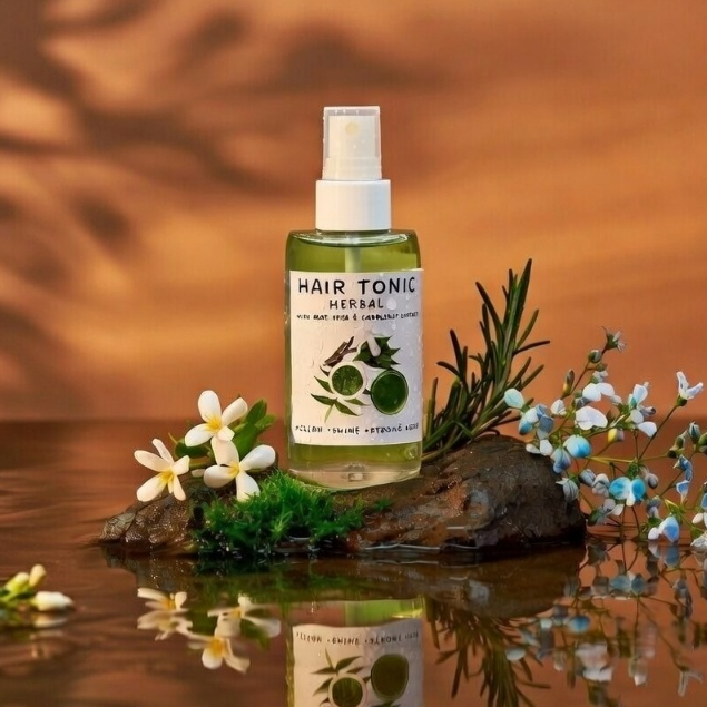 Aloe vera ginseng herbal hair tonic serum penumbuh rambut