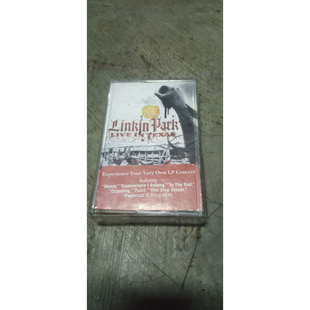 kaset pita Linkin Park album live in texas