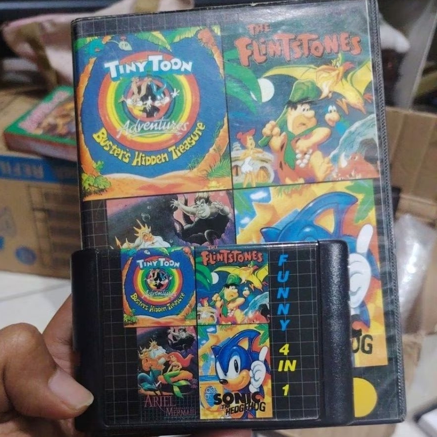 kaset Sega 4 in 1