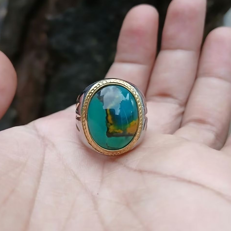 cincin bacan kembang kristal natural