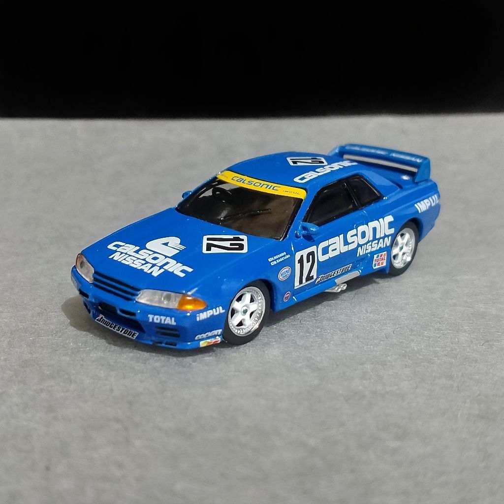 Mini GT Nissan R32 Calsonic (NO BOX, CEK DESKRIPSI)